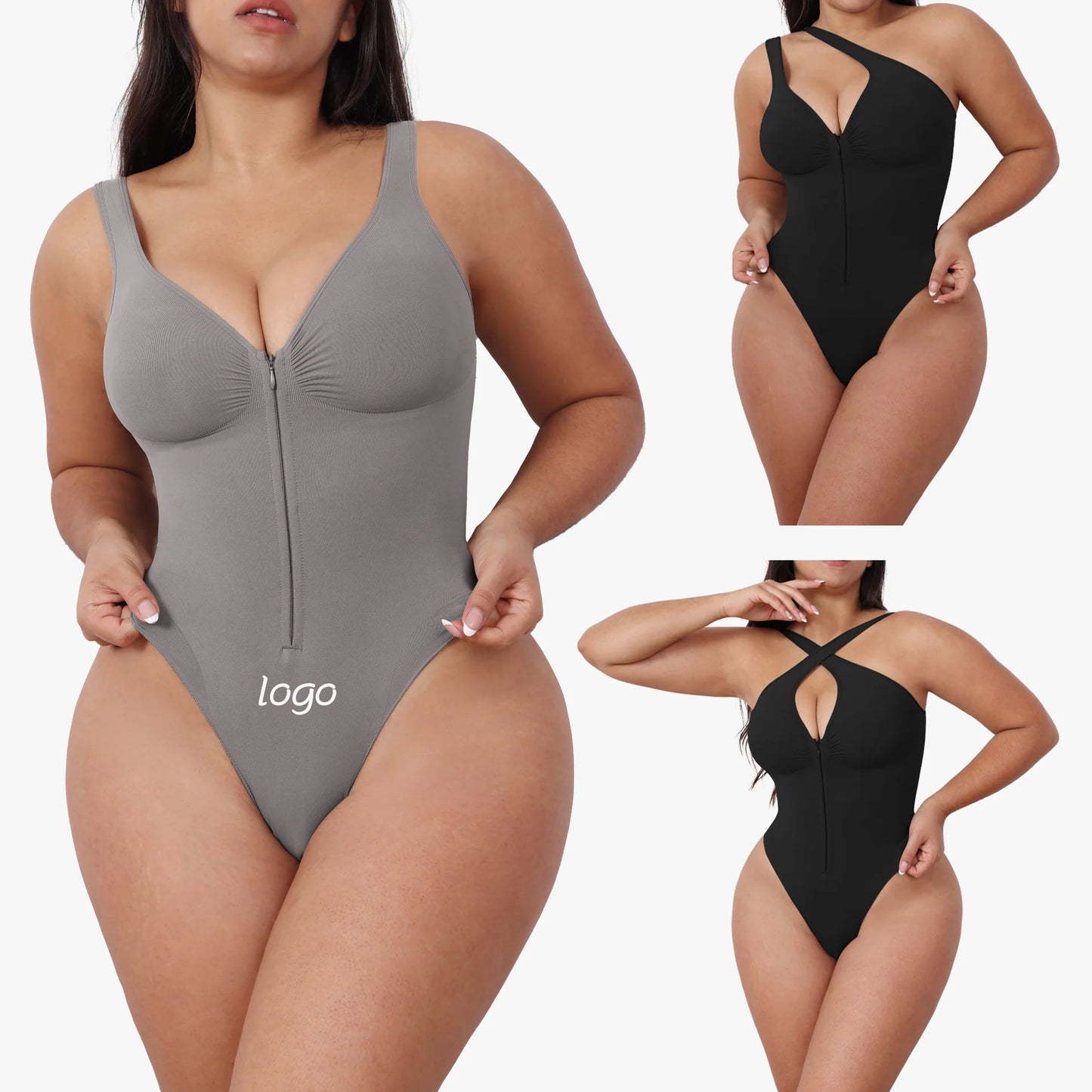 Women'S Slimming Underwear Bodysuit Corset Body Shaper Waist Shaper Shapewear Woman Post-Surgical Slimming Zip Jumpsuit